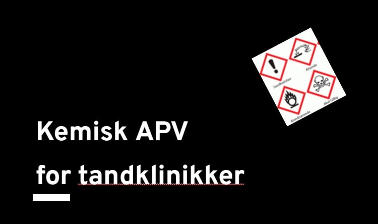Forsidegrafik om kemisk APV til tandklinikker