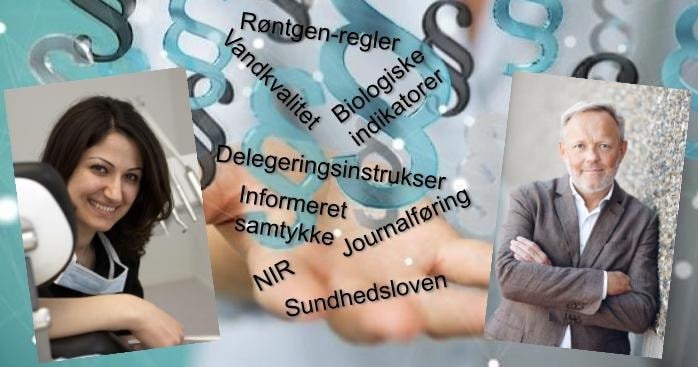 Leila og Ole på kursus om tilsyn fra Styrelsen for Patientsikkerhed